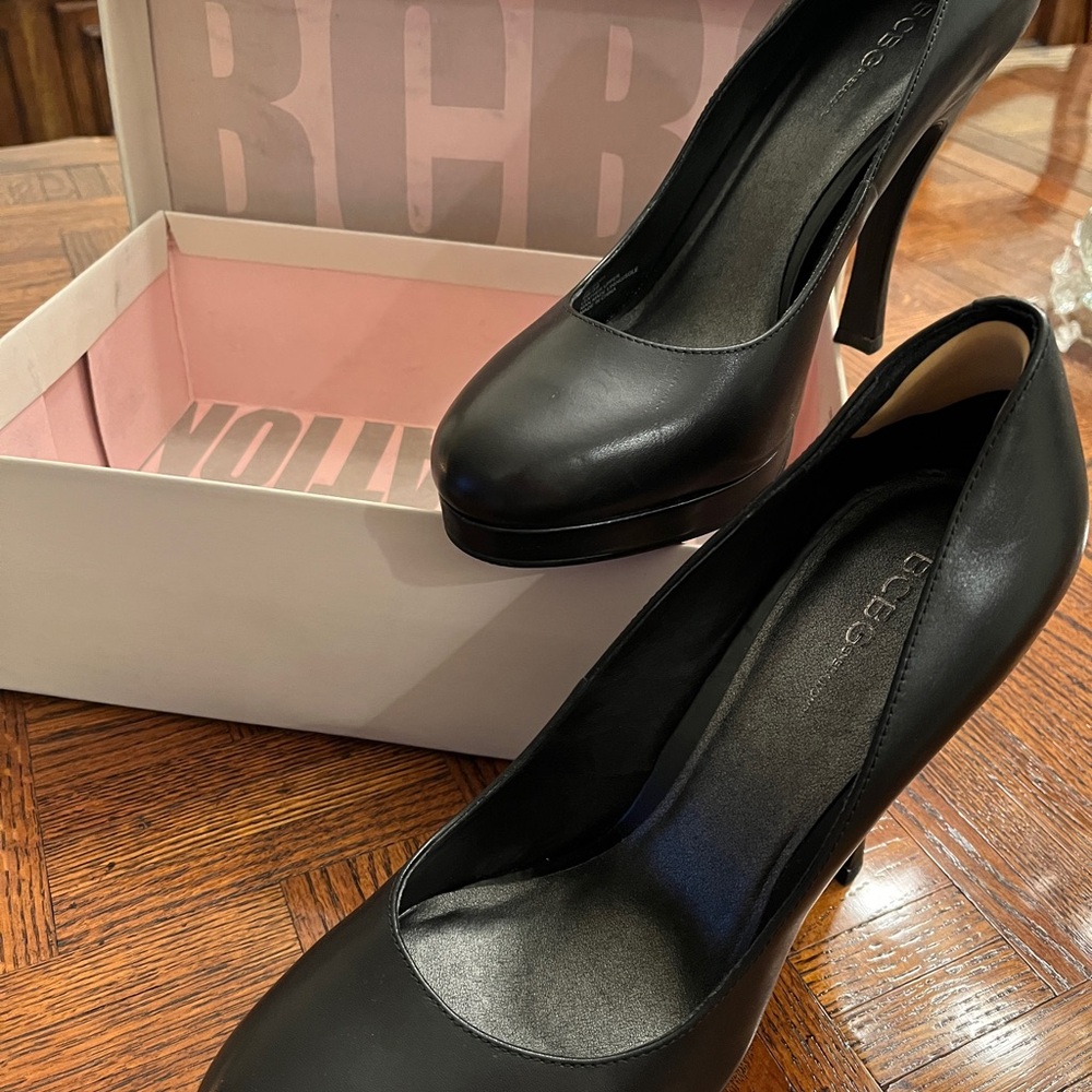 BCBG Black 4 Inch Heels